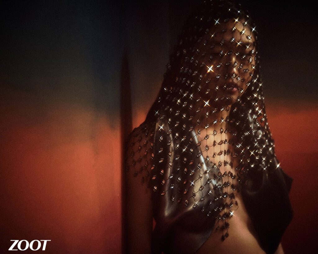 Diamanté Veil Featured In Zoot Magazine