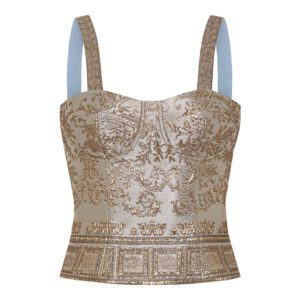 Ready-to-Wear Baroque Brocade Corset Top