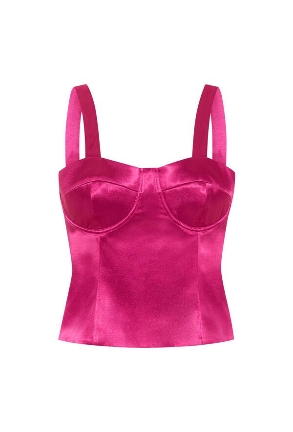 Ready-to-Wear Pink Corset Top