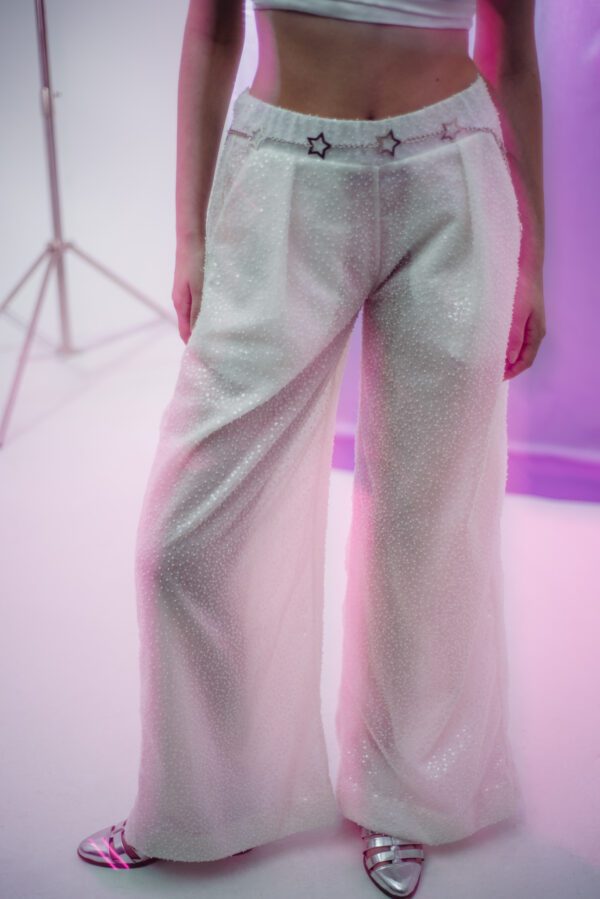 Beaded Lace Trousers