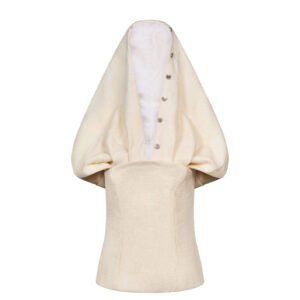 Wool Hooded Corset Top